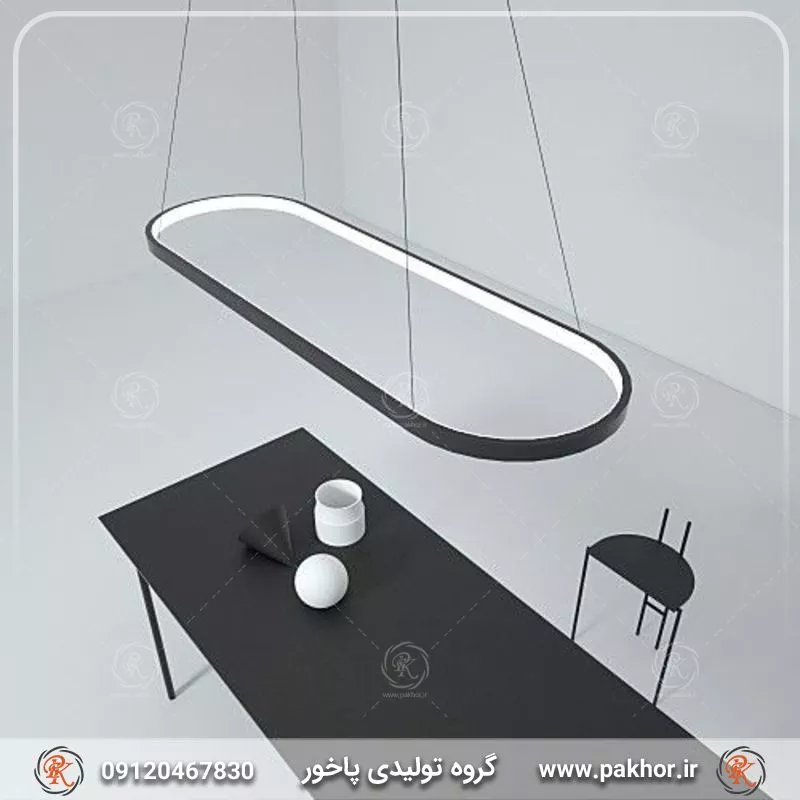 با لوستر آویز بیضی نور را به کانون توجه تبدیل کنید